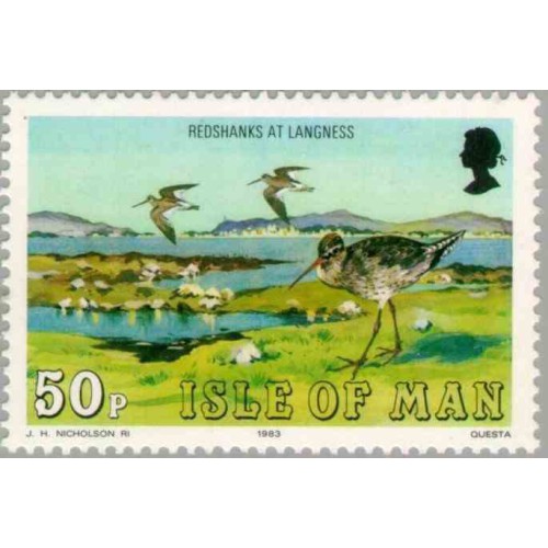 1 عدد تمبر سری پستی - مرغابیها -  جزیره من 1983 قیمت 2.4 دلار