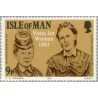 1 عدد تمبر حق رای زنان -  جزیره من 1981