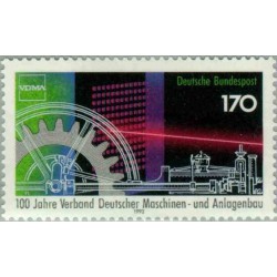 1 عدد تمبر اانجمن ماشین آلات و ساخت - جمهوری فدرال آلمان 1992