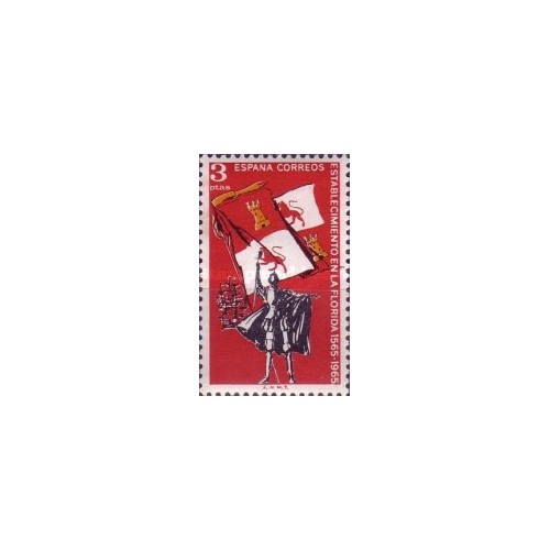 1 عدد تمبر چهارصدمین سالگرد تأسیس سنت آگوستین، فلوریدا - اسپانیا 1965 1 عدد تمبر چهارصدمین سالگرد تأسیس سنت آگوستین، فلوریدا - اسپانیا 1965