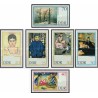 6 عدد تمبر تابلو نقاشی اثر نقاشان معروف در گالری درسدن - جمهوری دموکراتیک آلمان 1967