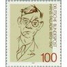 1 عدد تمبر صدمین سال تولد هانس فالادا - نویسنده - جمهوری فدرال آلمان 1993