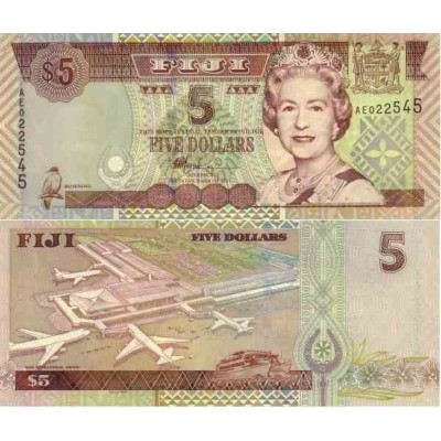 اسکناس 5 دلار - فیجی 2002 سریال دو حرفی