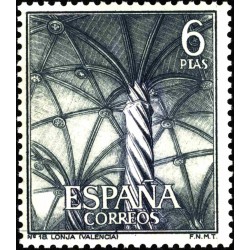 1 عدد  تمبر مناظر - La Lonja, Valencia  - اسپانیا 1965