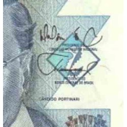 اسکناس 5 کروزادوس - سورشارژ روی 5000 کروزادو - برزیل 1989