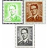 3 عدد تمبر سری پستی - شاه بائودیون  - بلژیک 1970