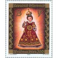 1 عدد تمبر کریستمس - اتریش 2001