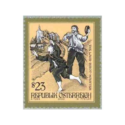 1 عدد تمبر قصه ها و افسانه های اتریش - اتریش 2000 قیمت 7 دلار
