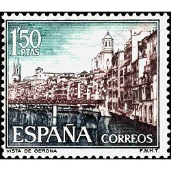 1 عدد  تمبر مناظر - Gerona - اسپانیا 1964