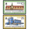 2 عدد تمبر نمایشگاه بهاره لایپزیک - جمهوری دموکراتیک آلمان 1984