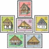 6 عدد تمبر خانه های چوبی مزرعه - جمهوری دموکراتیک آلمان 1981 قیمت 5.8 دلار