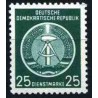 1 عدد تمبر خدمات - 25 -  جمهوری دموکراتیک آلمان 1954