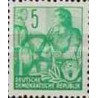 1 عدد تمبر سری پستی  - 5 -  جمهوری دموکراتیک آلمان 1953