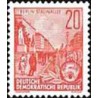1 عدد تمبر سری پستی  - 20 -  جمهوری دموکراتیک آلمان 1955