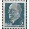 1 عدد تمبر سری پستی - والتر اولبریچ - 5 -  جمهوری دموکراتیک آلمان 1961