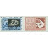 1 عدد تمبر نمایشگاه تمبر بین جمهوریهای شوروی -50مین سالگرد انقلاب اکتبر  - با تب - شوروی 1967