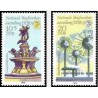 2 عدد تمبر نمایشگاه ملی تمبر - جمهوری دموکراتیک آلمان 1979