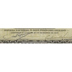 اسکناس 100 پزو - پاراگوئه 1907 سفارشی