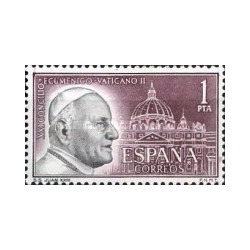 1 عدد  تمبر شورای واتیکان - اسپانیا 1962