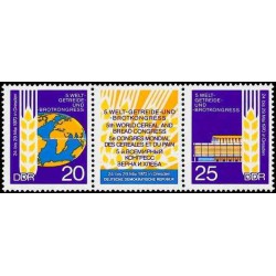 2 عدد تمبر کنگره ذرت و نان - جمهوری دموکراتیک آلمان 1970