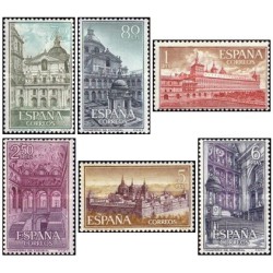 6 عدد  تمبر دیرها و صومعه ها - اسپانیا 1961 قیمت 6 دلار