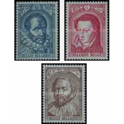 3 عدد تمبر کلیسای پروتستان هلندی در بلژیک - بلژیک 1964