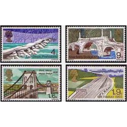 4 عدد تمبر پلها - انگلیس 1968