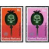 2 عدد تمبر کمپین جلوگیری از مواد مخدر - نیویورک سازمان ملل 1973
