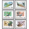 6 عدد تمبر پرندگان - طاوس و قرقاول - مجارستان 1977