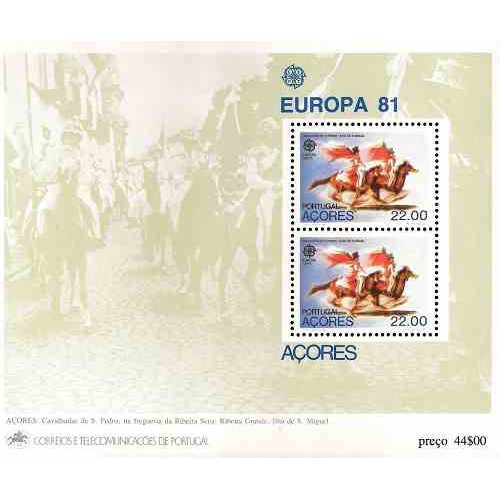 سونیرشیت تمبر مشترک اروپا - Europa Cept - فولکلور - آزورس پرتغال 1981 سونیرشیت تمبر مشترک اروپا - Europa Cept - فولکلور - آزورس پرتغال 1981
