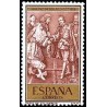 1 عدد  تمبر سیصدمین سالگرد پیمان Pyranean - اسپانیا 1959