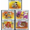 5 رقم از 9 عدد تمبر سال سگ - کاراکترهای دیسنی  - گرانادا 1994