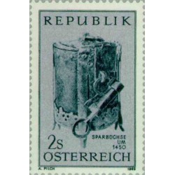 1 عدد تمبر روز جهانی پس انداز  - اتریش 1969