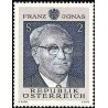 1 عدد تمبر 70مین سالگرد تولد رئیس جمهور فدرال دکتر فرانز جوناس - اتریش 1969