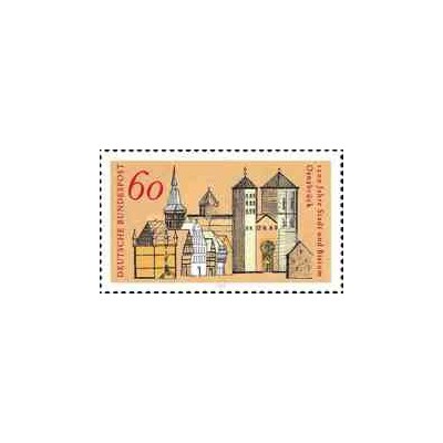 1 عدد تمبر 1200 سالگی شهر اوسنابروک - جمهوری فدرال آلمان 1980