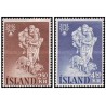 2 عدد  تمبر سال جهانی پناهندگان - ایسلند 1960