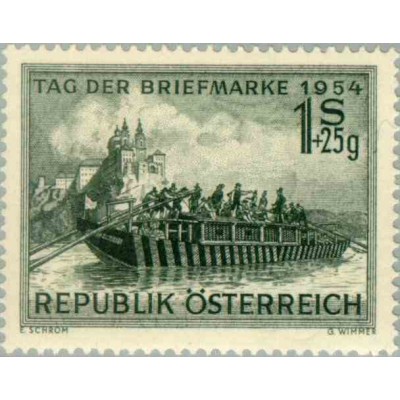 1 عدد تمبر روز تمبر - اتریش 1954 قیمت 8.9 دلار