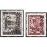 2 عدد تمبر سورشارژ سری پستی - اتریش 1947