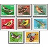 8 عدد تمبر پرندگان حفاظت شده  - جمهوری دموکراتیک آلمان 1973