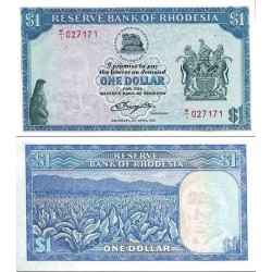 اسکناس 1 دلار - رودزیا 1978 سفارشی