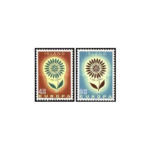 2 عدد تمبر مشترک اروپا - Europa Cept - ایسلند 1964 2 عدد تمبر مشترک اروپا - Europa Cept - ایسلند 1964