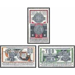 3 عدد تمبر نمایشگاه تمبر برنو - چک اسلواکی 1966