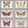 6 عدد تمبر پروانه ها و بیدها - چک اسلواکی 1966 قیمت 11.2 دلار