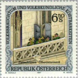 1 عدد تمبر  گنجینه رسوم ملی و فرهنگ عامه - اتریش 1997