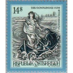 1 عدد تمبر داستانها و افسانه های اتریش - پری دریائی - اتریش 1997 قیمت 2.7 دلار