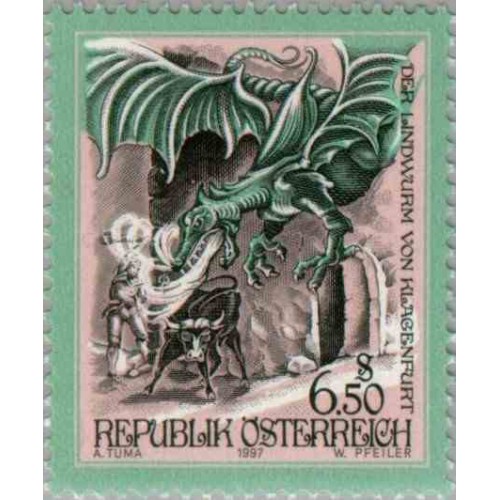 1 عدد تمبر داستانها و افسانه های اتریش - اتریش 1997
