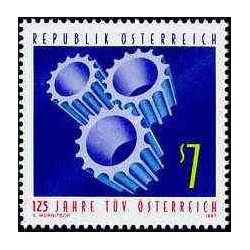 1 عدد تمبر 125مین سال دانشگاه فنی TUV - اتریش 1997