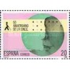 1 عدد تمبر صدمین سال سازمان ملی نابینایان - اسپانیا 1988