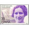 1 عدد تمبر صدمین سال تولد کلارا کامپوامور - سیاستمدار فمنیست - اسپانیا 1988