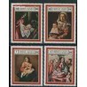 4 عدد تمبر کریستمس - تابلوهای نقاشی - ساموا 1969